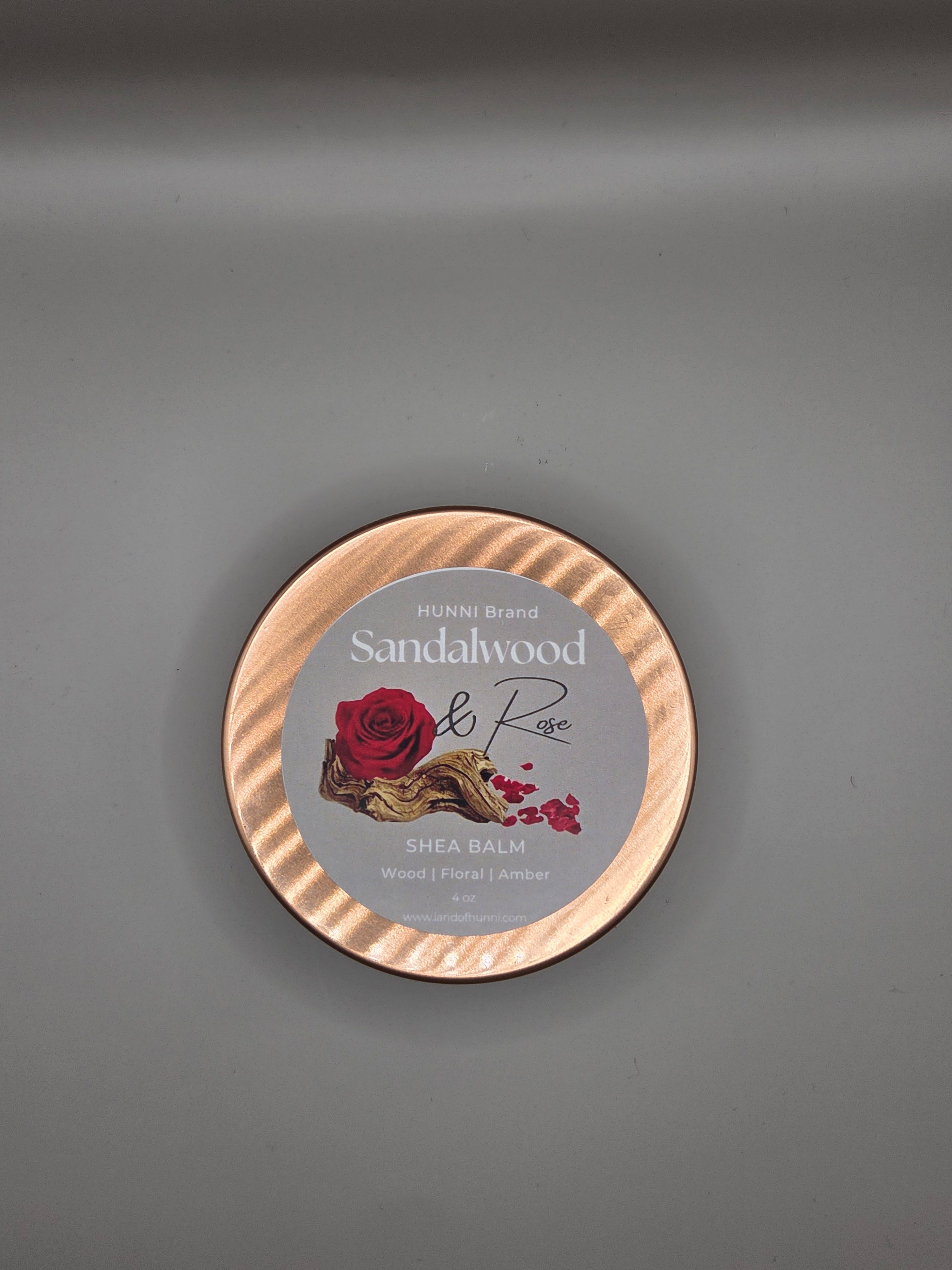 Sandalwood & Rose Shea Balm-4 oz