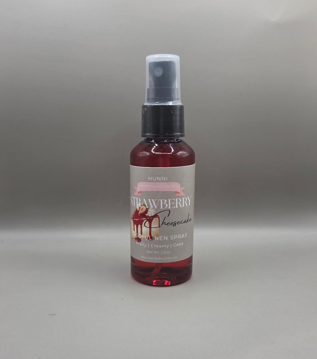 HUNNI Strawberry Cheesecake Room & Linen Spray 2 oz
