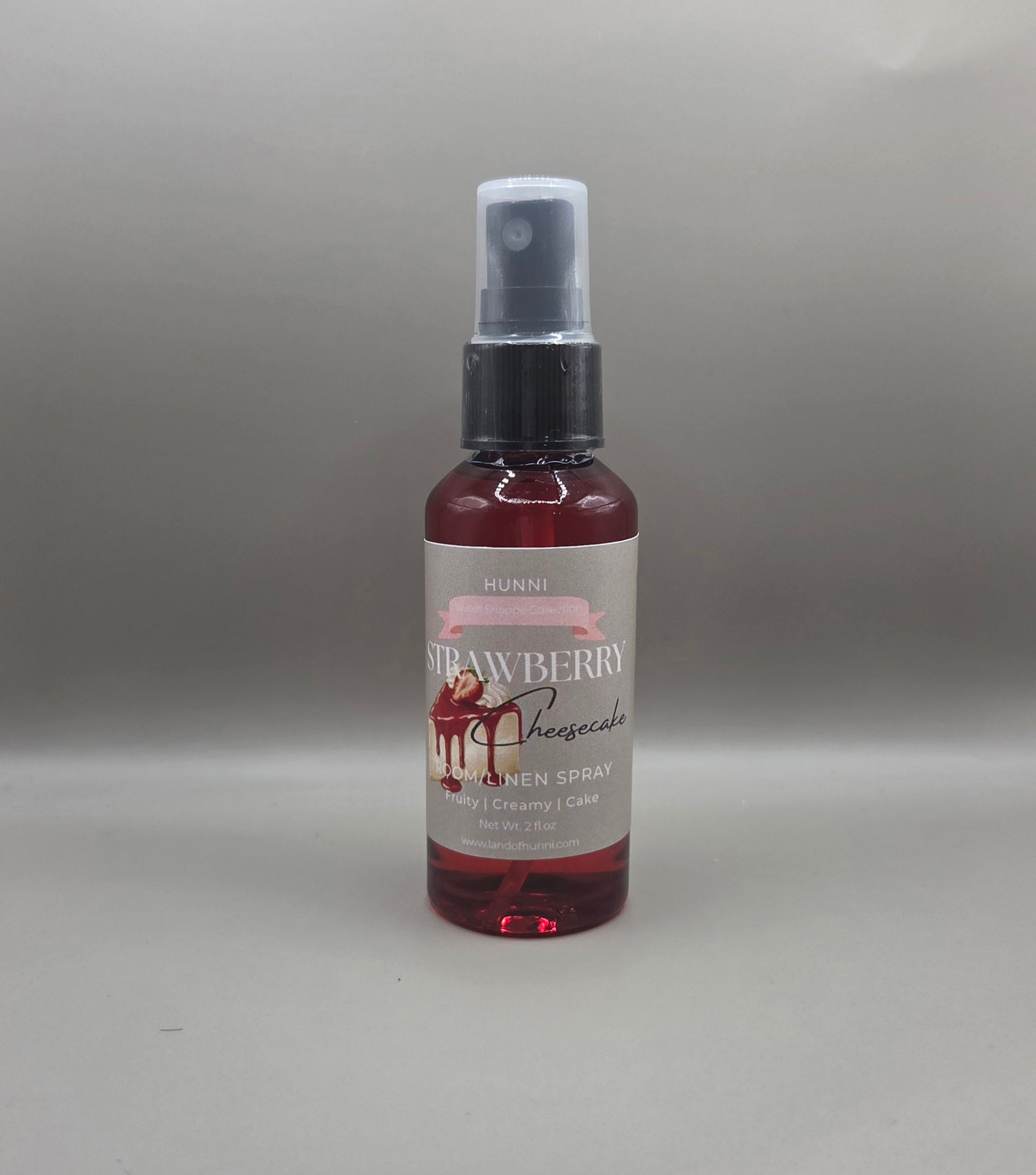 HUNNI Strawberry Cheesecake Room & Linen Spray 2 oz