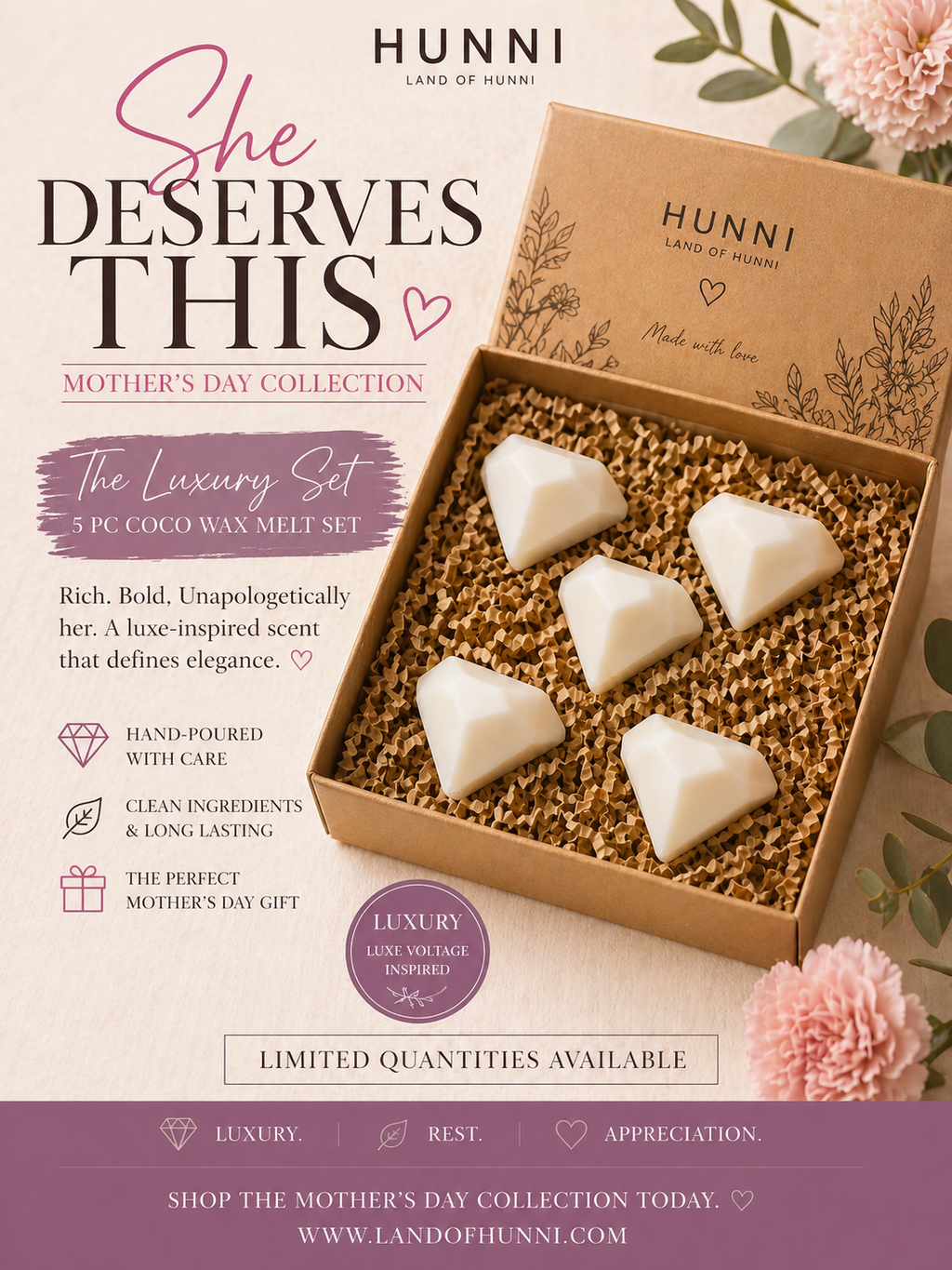 Diamond Melt Box-Luxury (Luxe Voltage-inspired) scent-3 oz