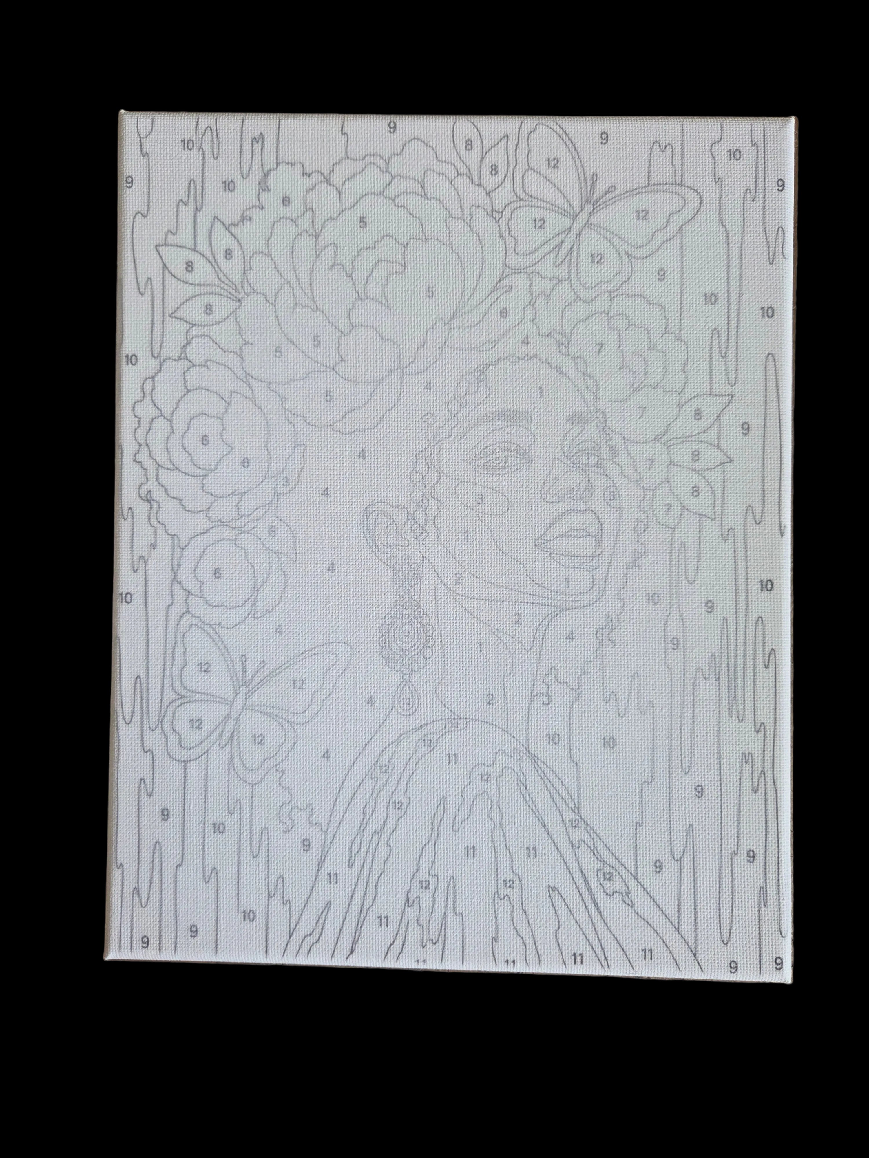 Paint Vibes Canvas Pack - Golden Bloom Goddess