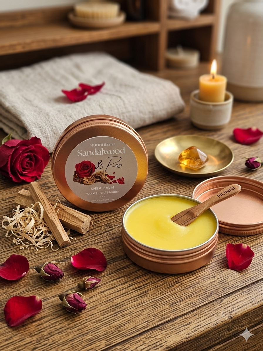 Sandalwood & Rose Shea Balm-4 oz