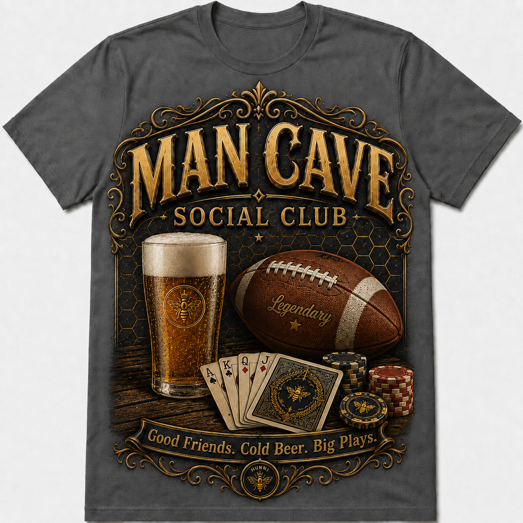 Man Cave Social Club -Legendary tee