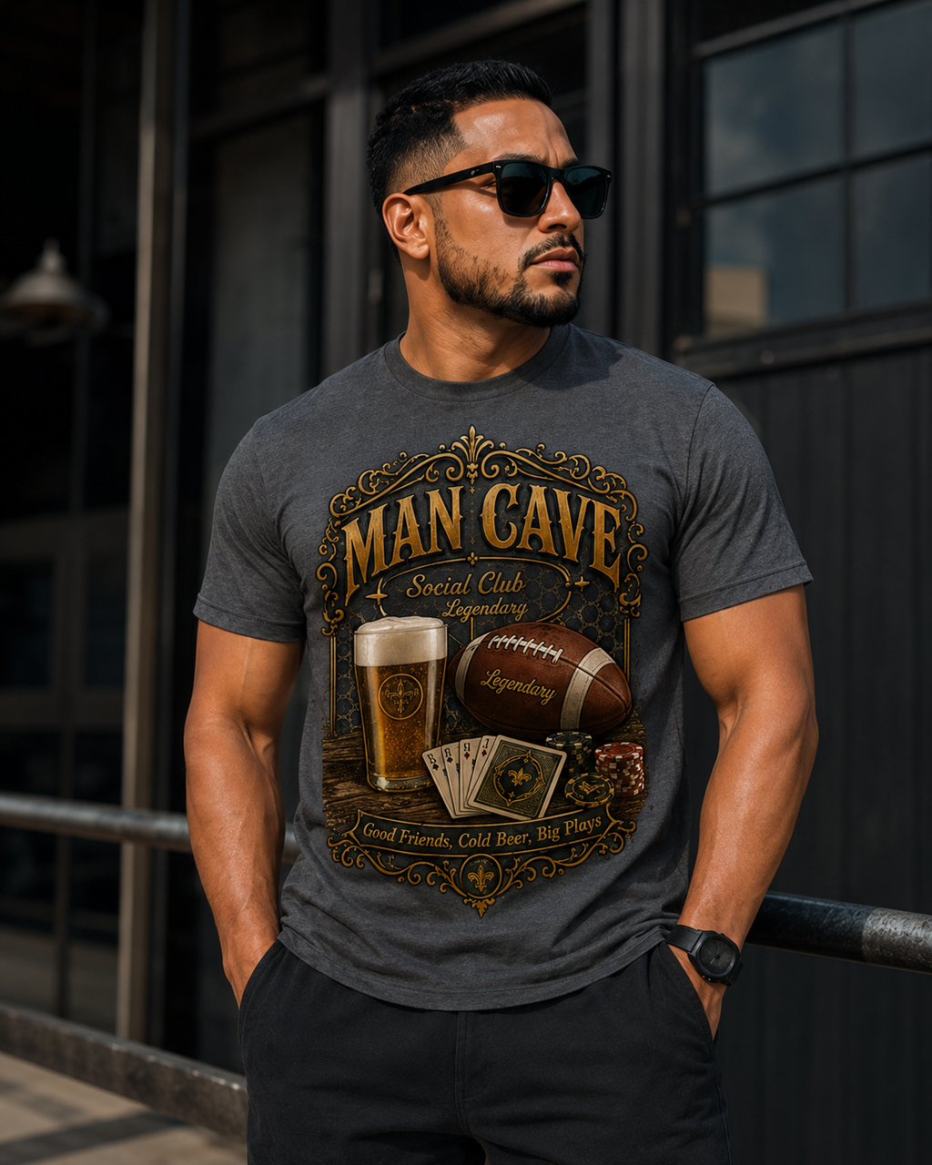 Man Cave Social Club -Legendary tee