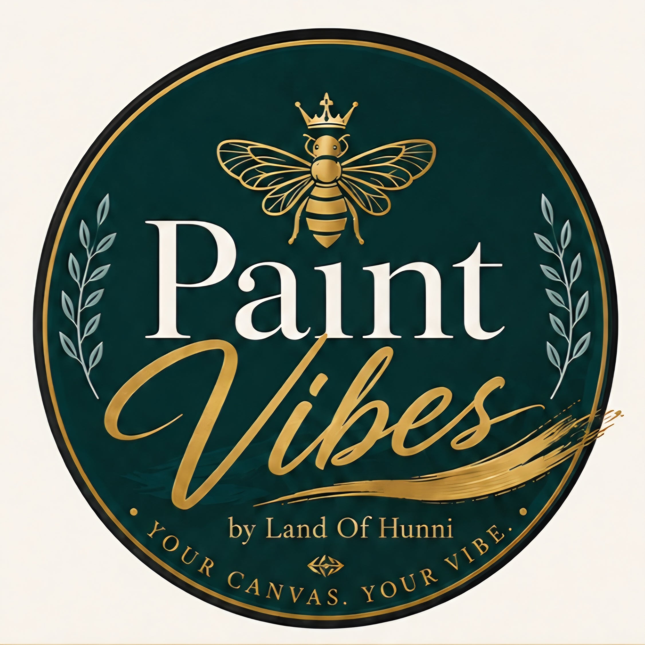 Paint Vibes Canvas Pack - Golden Bloom Goddess
