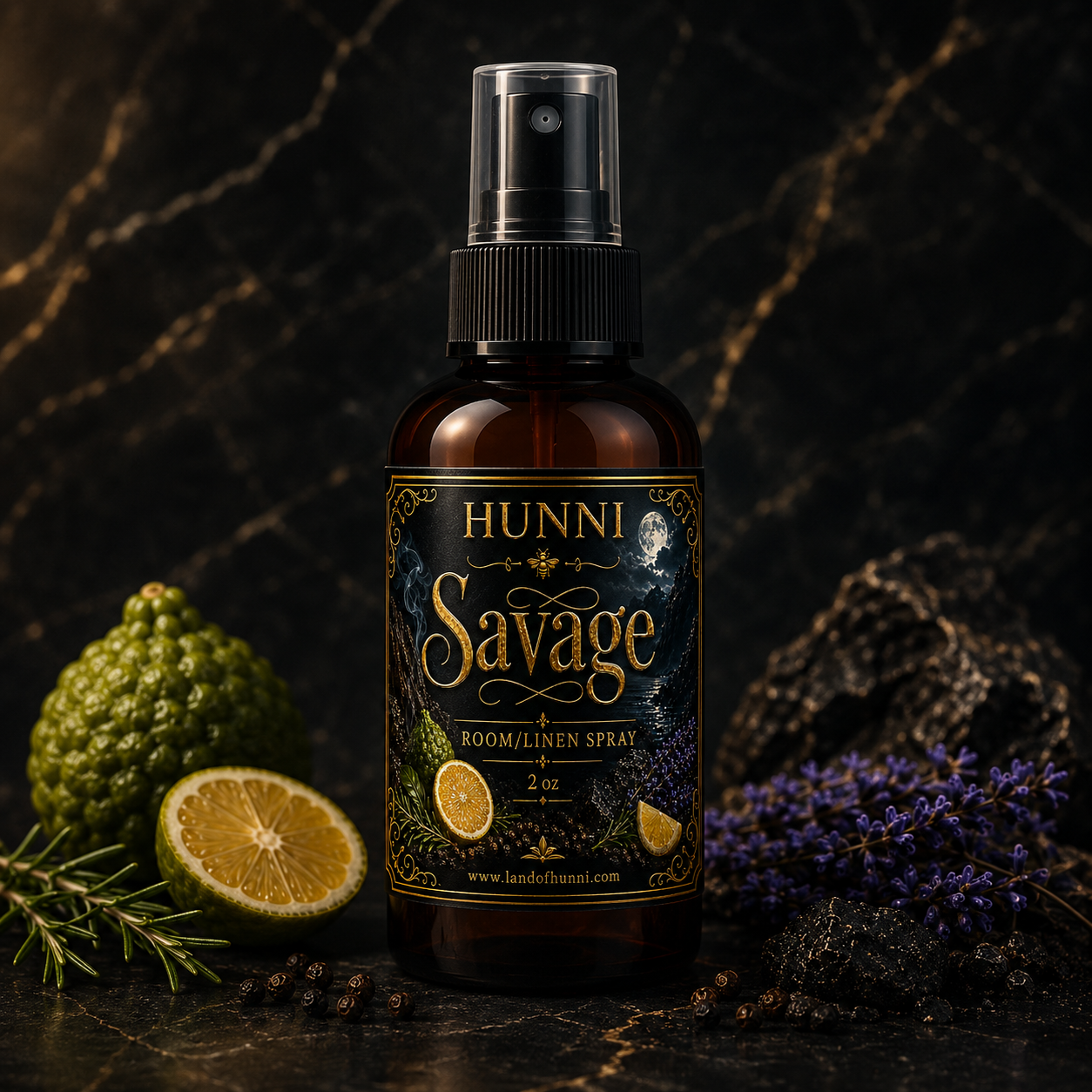 HUNNI Savage Room/Linen Spray 2 oz