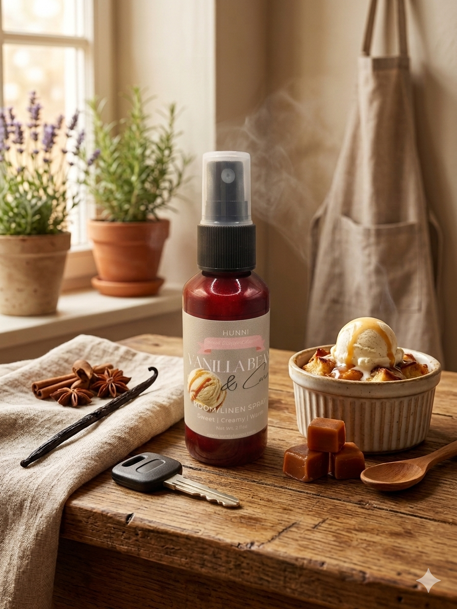 Vanilla Caramel room/linen spray 2 oz