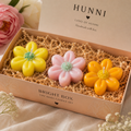 Bright Box 3pc daisy candle set