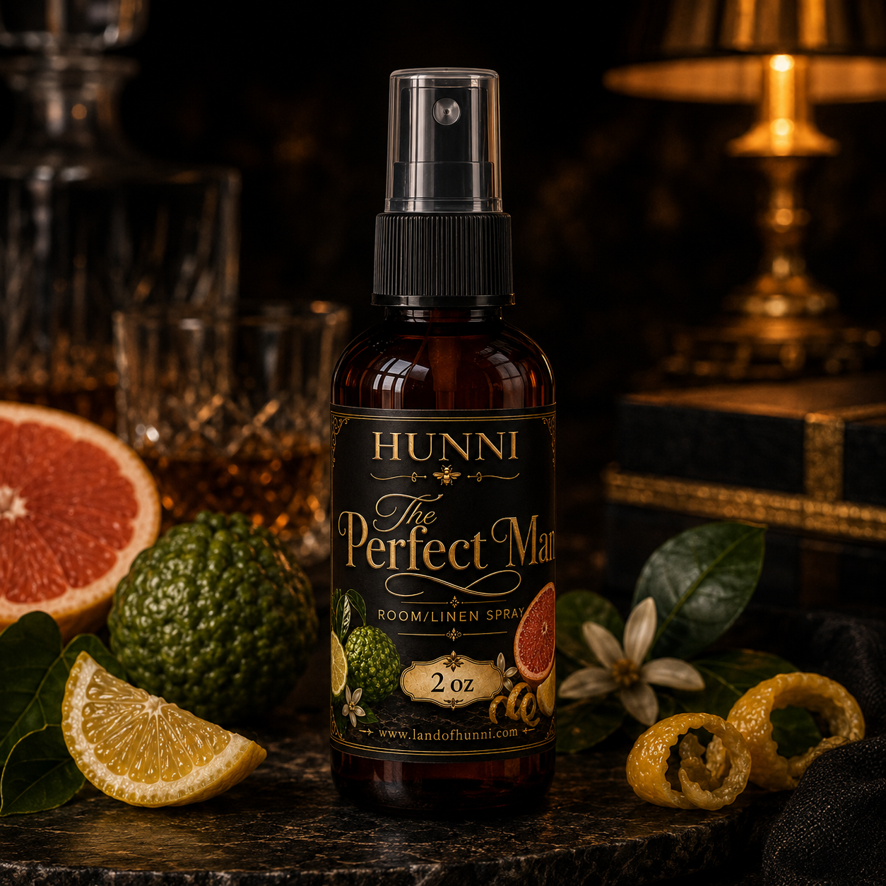 HUNNI The Perfect Man room/linen spray 2 oz