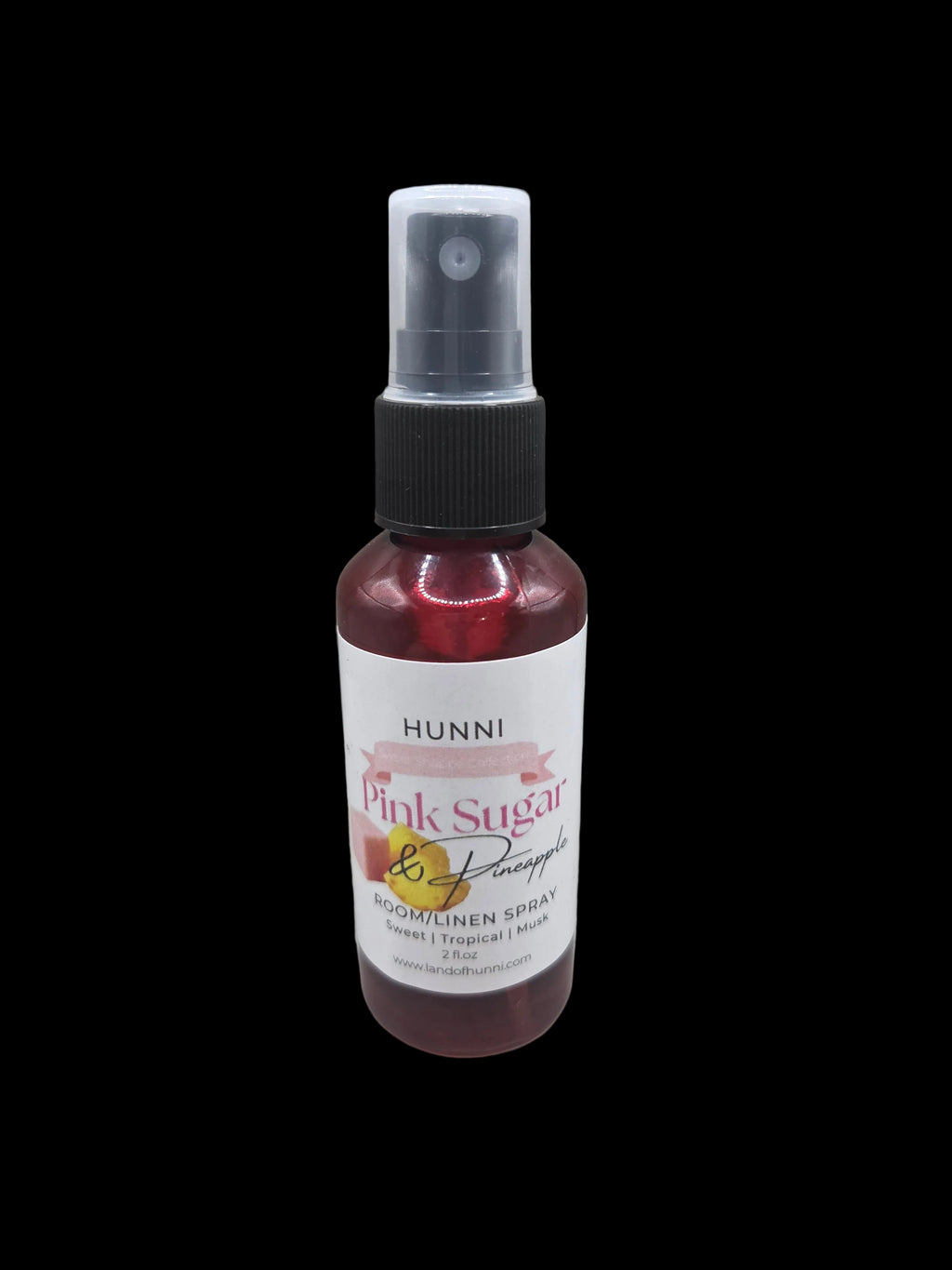 HUNNI Pink Sugar & Pineapple room/linen spray 2 oz