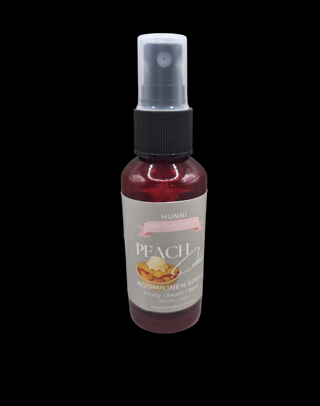 HUNNI Peach Cobbler room/linen spray 2 oz