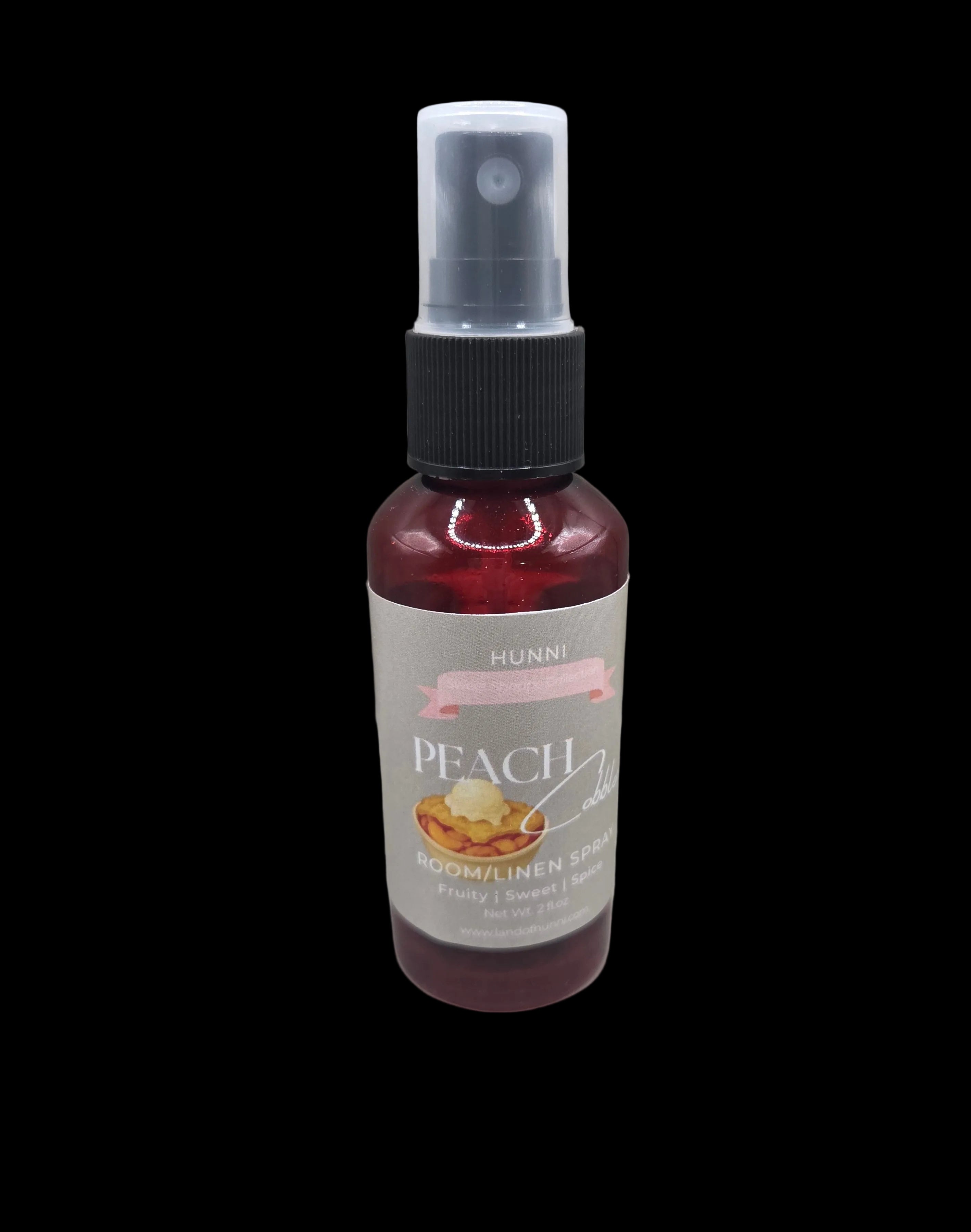 HUNNI Peach Cobbler room/linen spray 2 oz