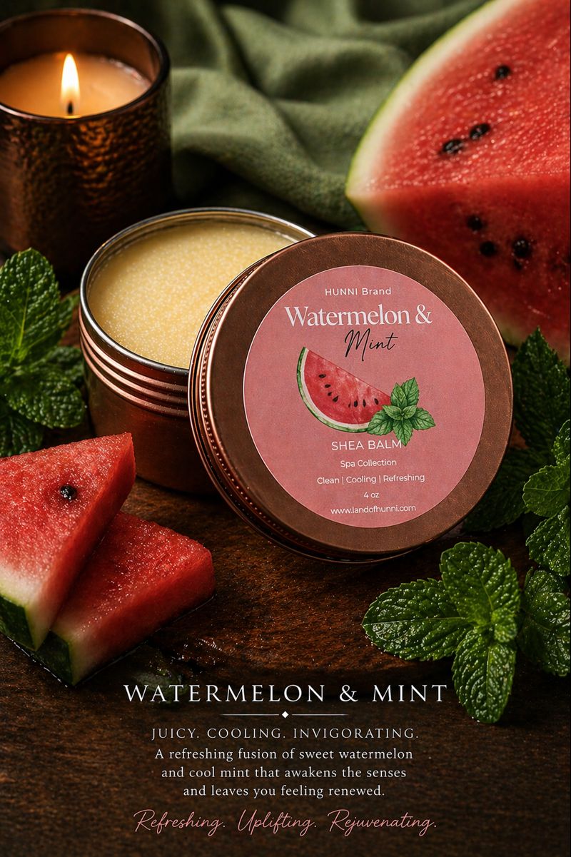 Watermelon Mint Shea balm-4oz