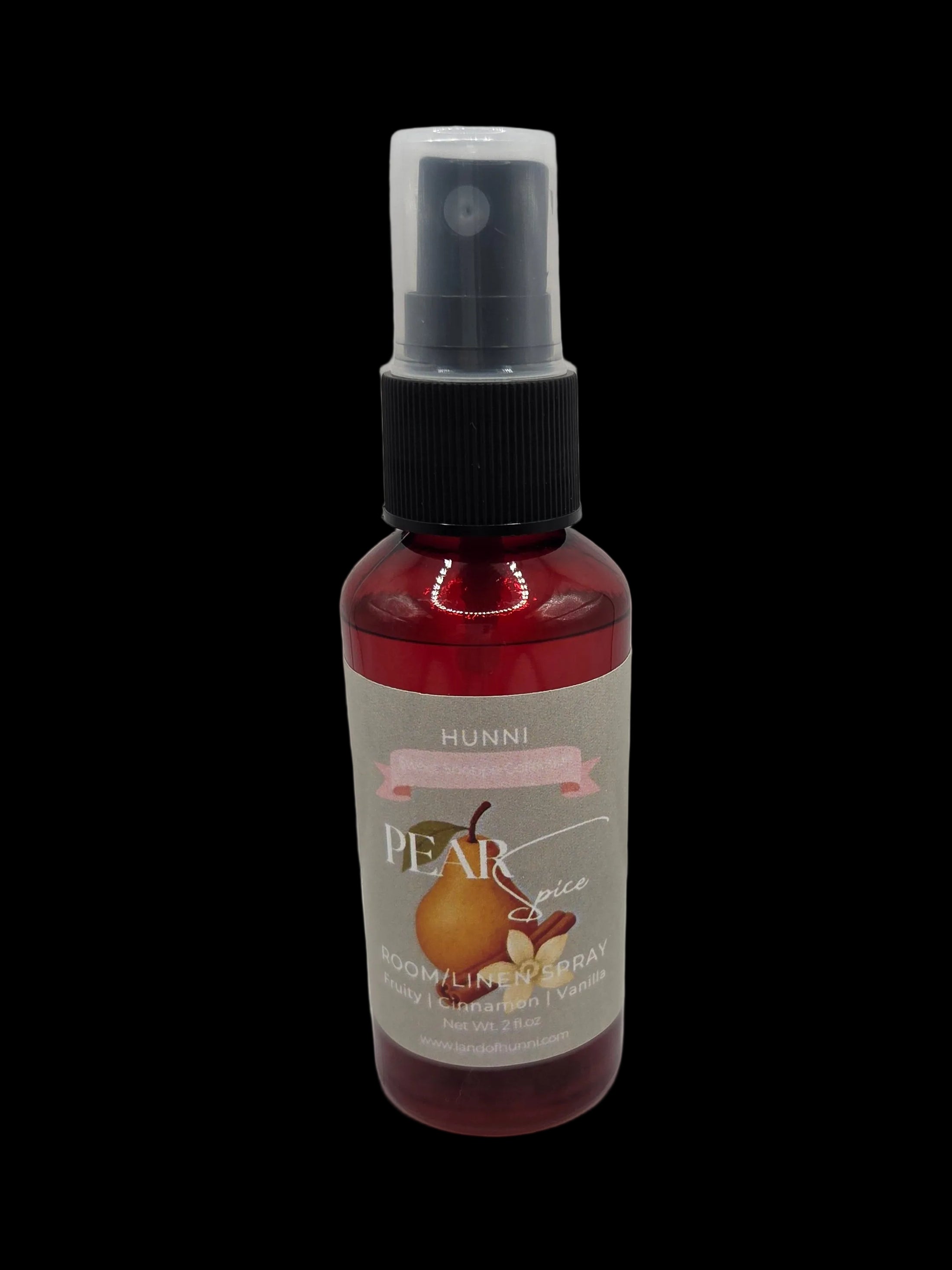 HUNNI Pear Spice room/linen spray 2 oz