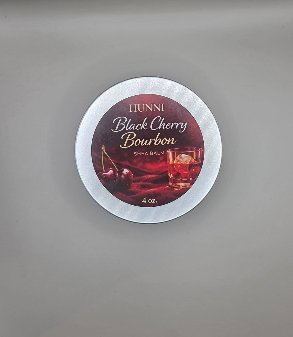 HUNNI Black Cherry Bourbon Shea Balm 4 oz