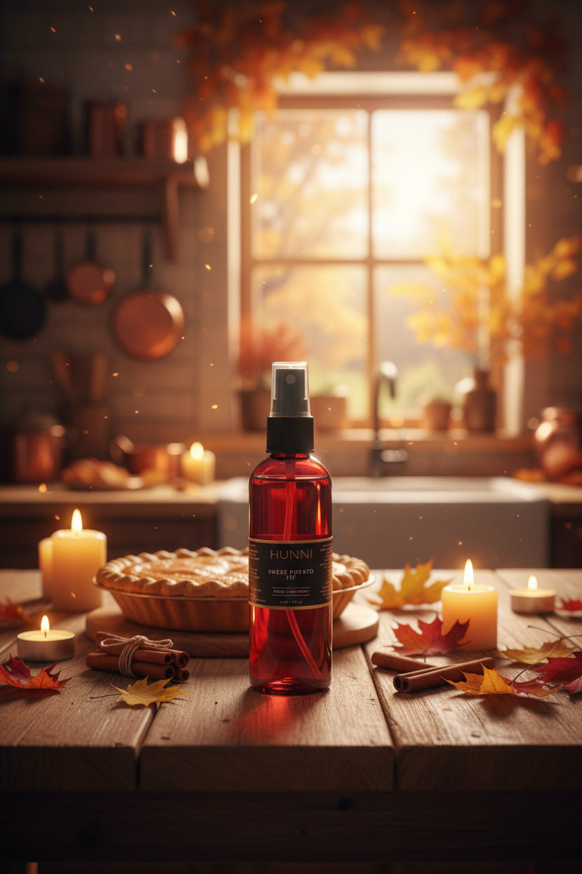 HUNNI Sweet Potato Pie Room & Linen Spray 4 oz