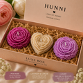 Luxe Box 3pc peony candle set