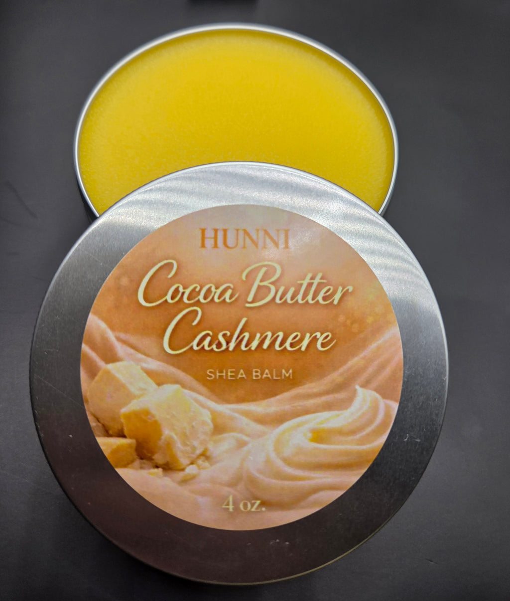HUNNI Cocoa Butter Cashmere  shea balm 4 oz