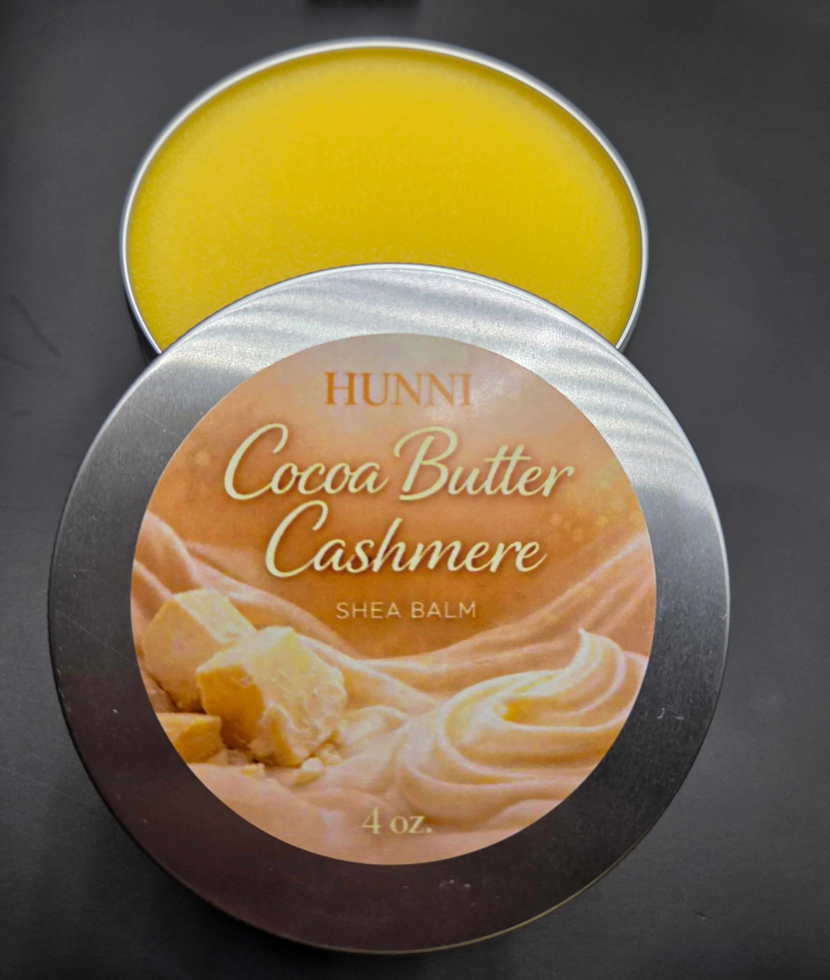 HUNNI Cocoa Butter Cashmere  shea balm 4 oz
