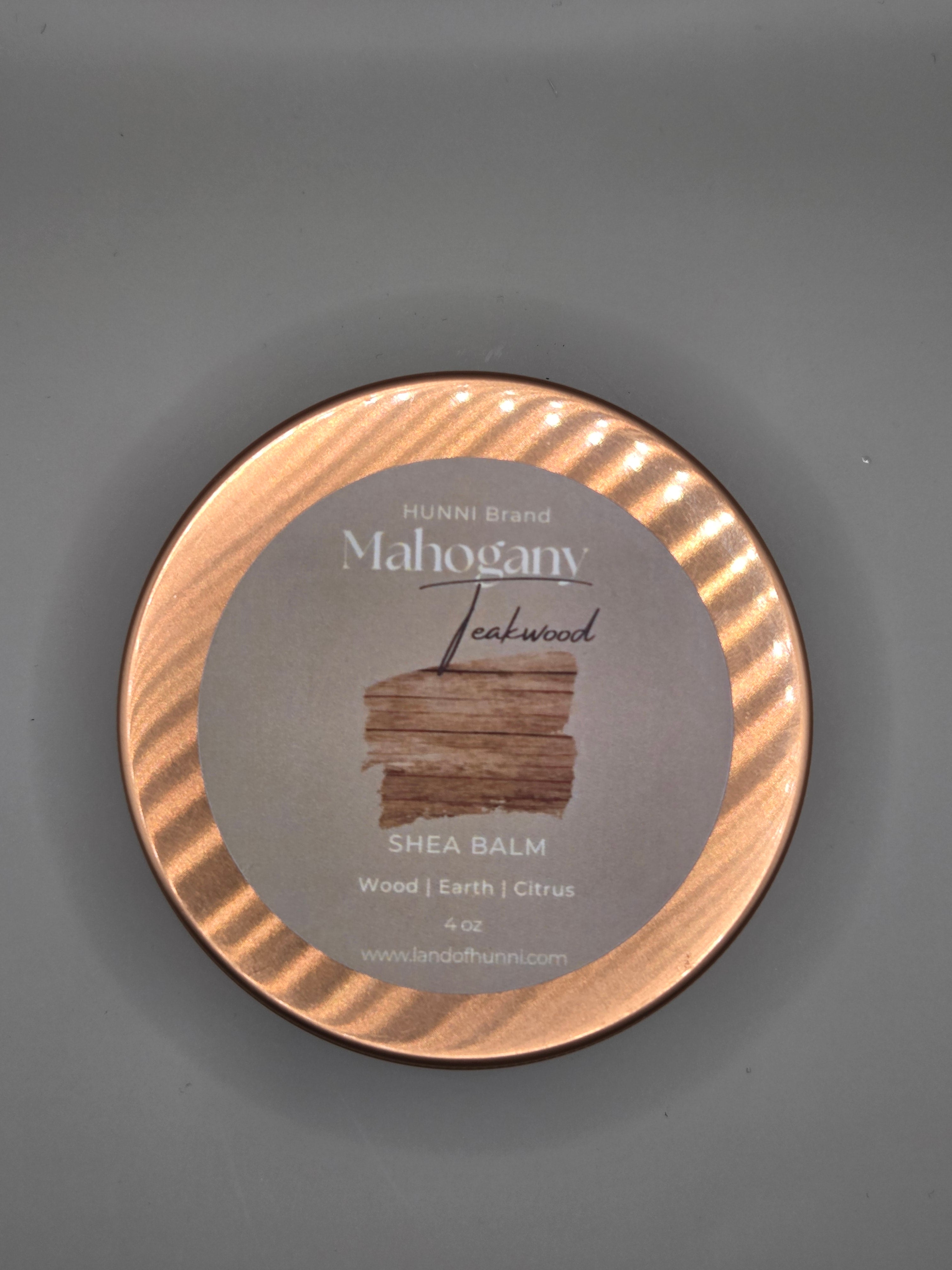 Mahogany Teakwood Shea balm-4oz